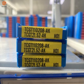 Tcgt110208-AK เม็ดมีดกลึง TCGT21.52-AK ความแข็งแรงสูง 10 ชิ้น