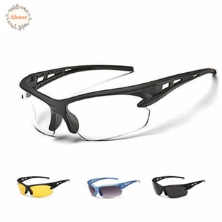 Ahour แว่นตากันแดด UV400 ป้องกันการกระแทก สําหรับขี่จักรยาน กลางแจ้ง