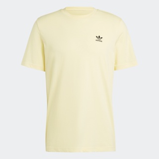 adidas ไลฟ์สไตล์ เสื้อยืด Trefoil Essentials ผู้ชาย สีเหลือง IA4867