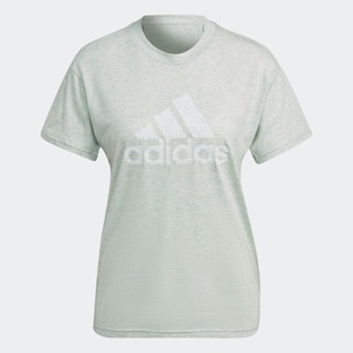 adidas ไลฟ์สไตล์ เสื้อยืด Future Icons Winners 3 ผู้หญิง สีเขียว HK0419