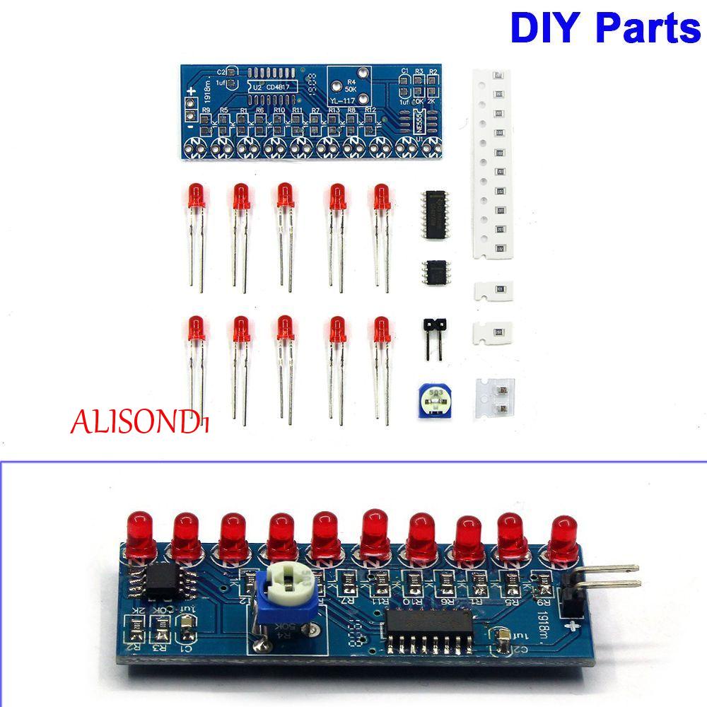 alisond1-อะไหล่โคมไฟอัจฉริยะ-ne555-cd4017-ne555-cd4017-diy