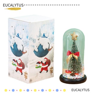 Eutus ต้นคริสต์มาส มีไฟ LED รูปซานตาคลอส