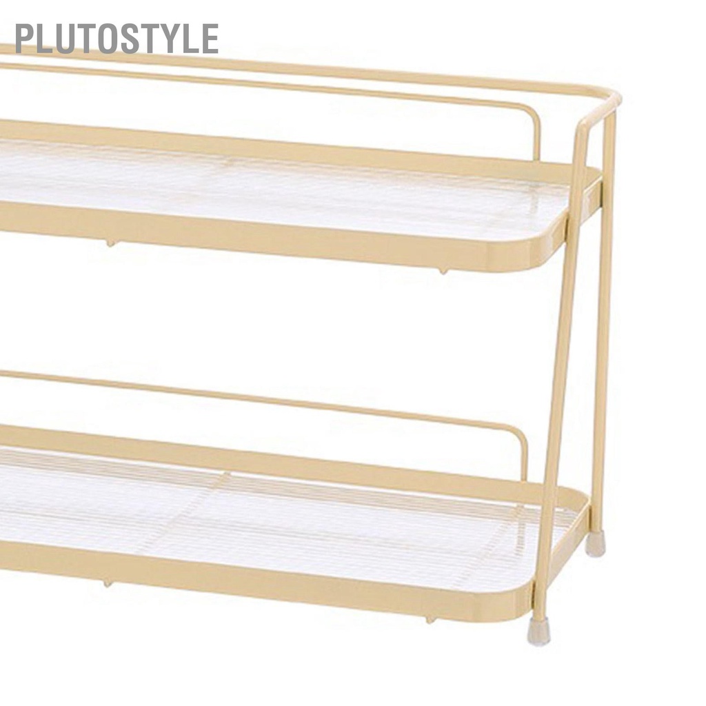 plutostyle-2-ชั้นเคาน์เตอร์ห้องน้ำorganizerเคาน์เตอร์ยืนrackผู้ถือเครื่องสำอางชั้นวางของผู้ถือเครื่องสำอาง