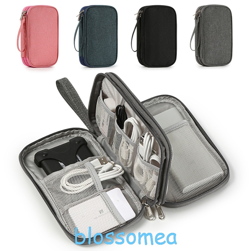 blossomea-กระเป๋าจัดเก็บสายชาร์จ-usb-อุปกรณ์เสริม-สําหรับเดินทาง