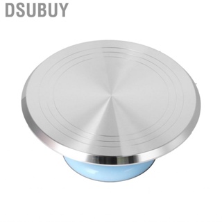 Dsubuy Rotating Cake Turntable  Smooth Aluminium Alloy Convenient Cleaning for Parties Birthdays
