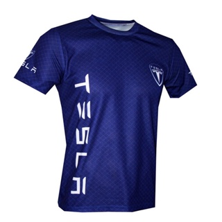เสื้อยืด พิมพ์ลาย Tesla Motors Maglietta Camiseta Model S 3 Y สําหรับวันเกิด คริสต์มาส
