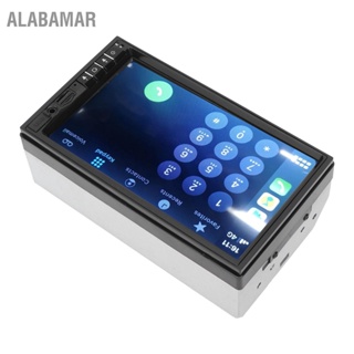 ALABAMAR 7inรถเครื่องเล่นมัลติมีเดียนำทางCarPlayฟังก์ชั่นการปรับเปลี่ยนบลูทูธUniversal