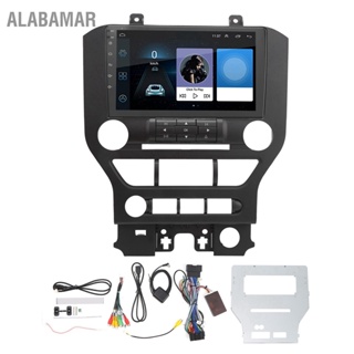 ALABAMAR 9in Bluetooth 4.0 รถนำทาง GPS ระบบมัลติฟังก์ชั่นภาพย้อนกลับ Fit สำหรับ Ford Mustang 20162020