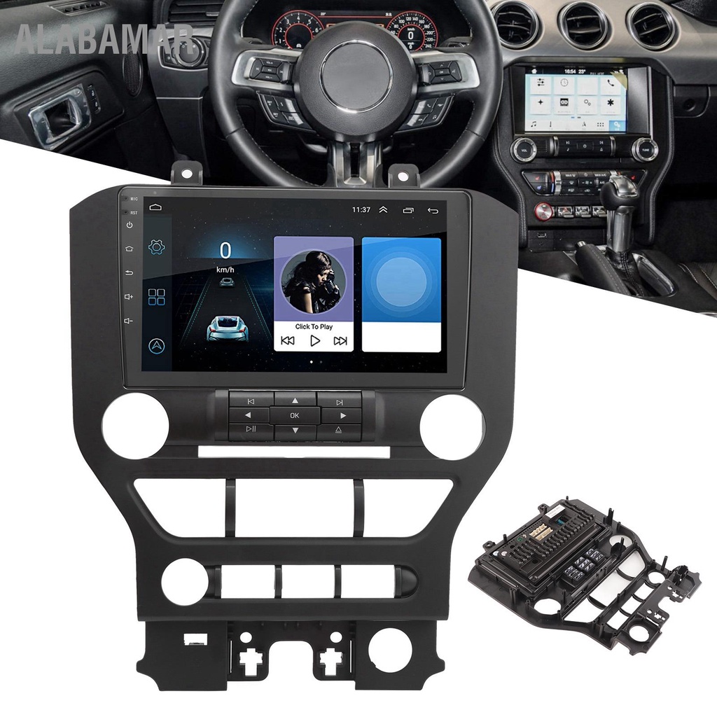 alabamar-9in-bluetooth-4-0-รถนำทาง-gps-ระบบมัลติฟังก์ชั่นภาพย้อนกลับ-fit-สำหรับ-ford-mustang-20162020