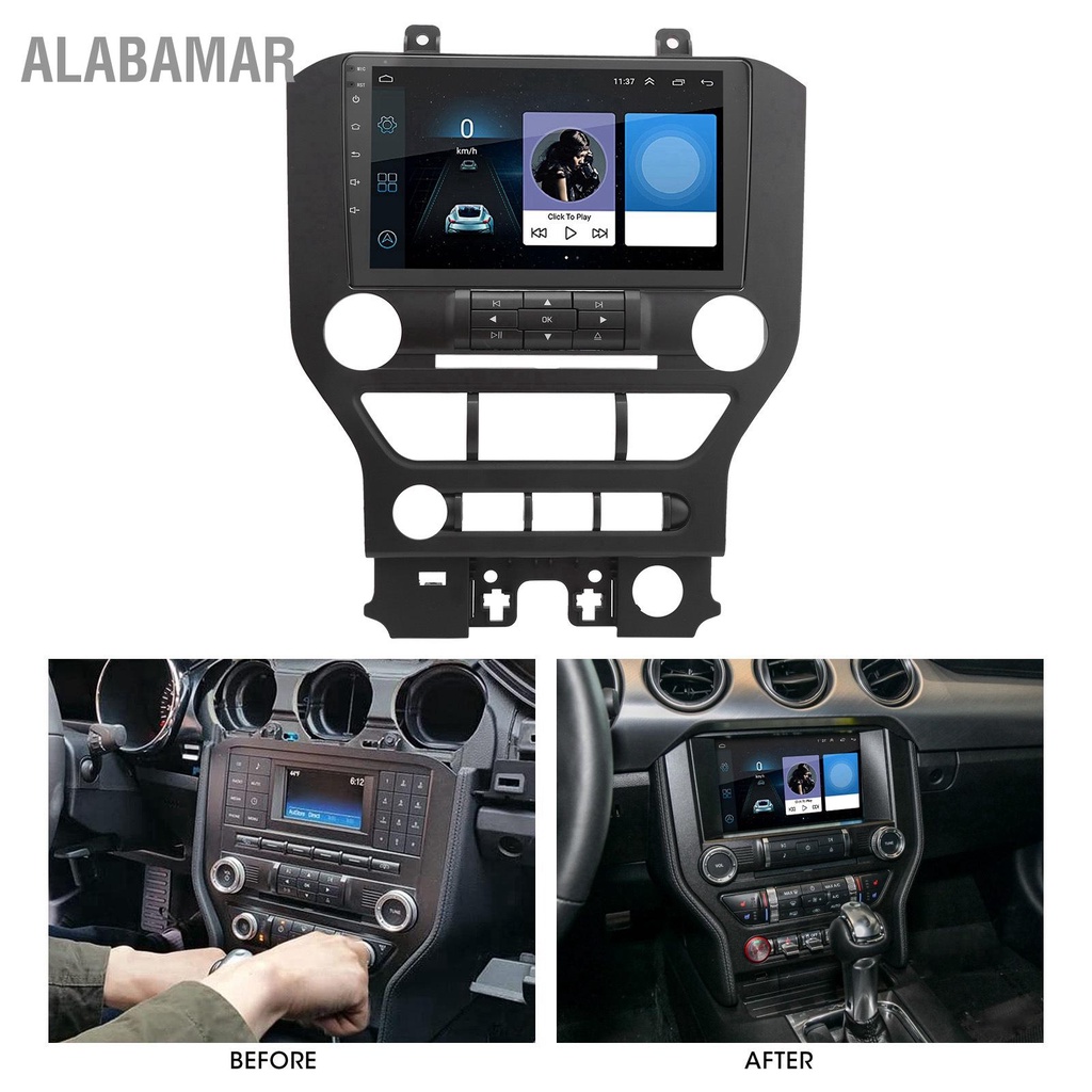 alabamar-9in-bluetooth-4-0-รถนำทาง-gps-ระบบมัลติฟังก์ชั่นภาพย้อนกลับ-fit-สำหรับ-ford-mustang-20162020