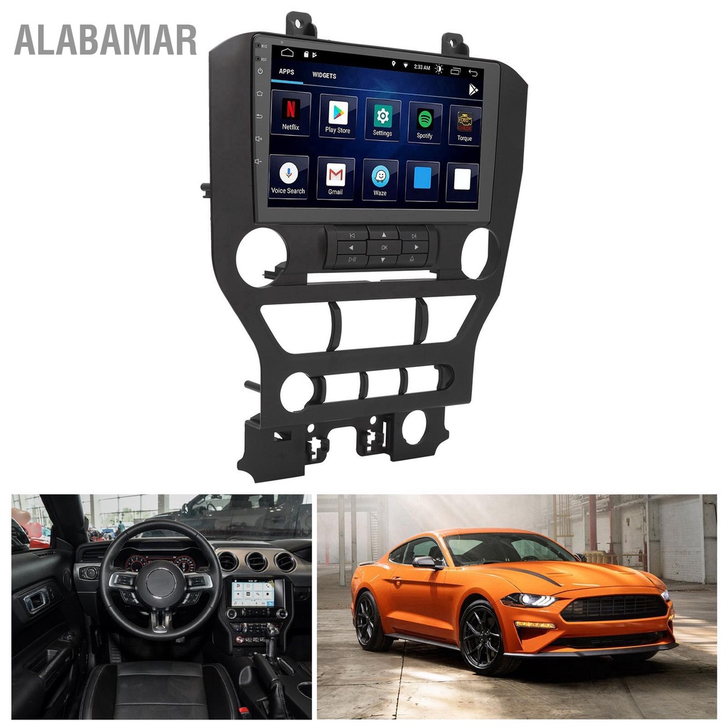 alabamar-9in-bluetooth-4-0-รถนำทาง-gps-ระบบมัลติฟังก์ชั่นภาพย้อนกลับ-fit-สำหรับ-ford-mustang-20162020