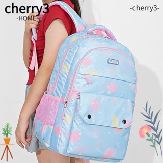 Cherry3 กระเป๋าเป้สะพายหลัง กระเป๋านักเรียน ความจุขนาดใหญ่ น้ําหนักเบา ใส่สบาย สําหรับนักเรียน