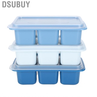 Dsubuy Ice Cubes Mold Maker 3Pcs With Sealing Cover For Kitchen Bar