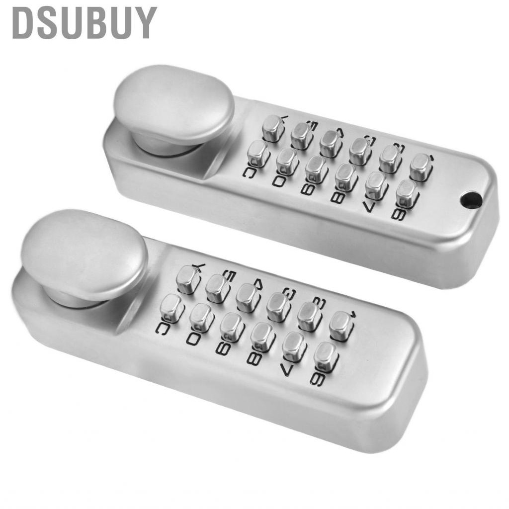 dsubuy-keyless-door-lock-durable-password-silver-mechanical-for-shop-hotel
