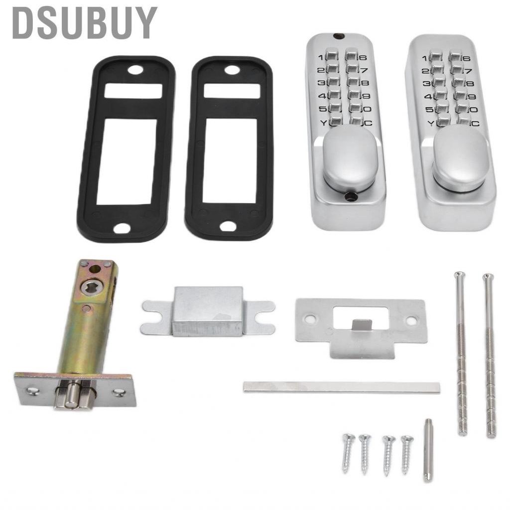 dsubuy-keyless-door-lock-durable-password-silver-mechanical-for-shop-hotel