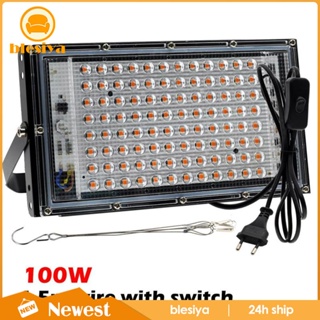 [Blesiya] โคมไฟ LED 50W 100W สําหรับปลูกพืชในร่ม ดอกไม้ (EU)