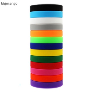 [bigmango] 1 ชิ้น สร้อยข้อมือซิลิโคน บาสเก็ตบอล กีฬา ที่มีสีสัน ความบันเทิง ใหม่ พร้อมส่ง
