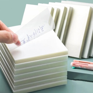 Spot seconds to send# transparent Post-it-it-it-it can be written and marked plastic waterproof online red Korean ins creative simple note paper note N-time post 8.cc