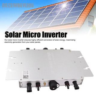 December305 WVC 2400W พลังงานแสงอาทิตย์ Micro INVERTER IP65 กันน้ำ SOLAR Grid Tie อินเวอร์เตอร์พลังงานแสงอาทิตย์ Home Power Generation System 100V ‑