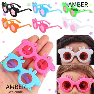 Amber แว่นตาตุ๊กตาจิ๋ว น่ารัก สําหรับตุ๊กตาบลายธ์ ของเล่น แว่นตา