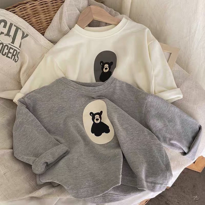 พร้อมส่ง-ขายดี-เสื้อยืดคอกลม-แขนยาว-ผ้าฝ้าย-100-ลายการ์ตูน-แฟชั่นฤดูใบไม้ผลิ-ฤดูใบไม้ร่วง-สไตล์เกาหลี-ญี่ปุ่น-สําหรับเด็กผู้ชาย-และเด็กผู้หญิง-2023