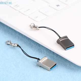Best3c แฟลชไดรฟ์ USB 2.0 128G 64GB 32GB 16GB 8GB ขนาดเล็ก พร้อมเชือก