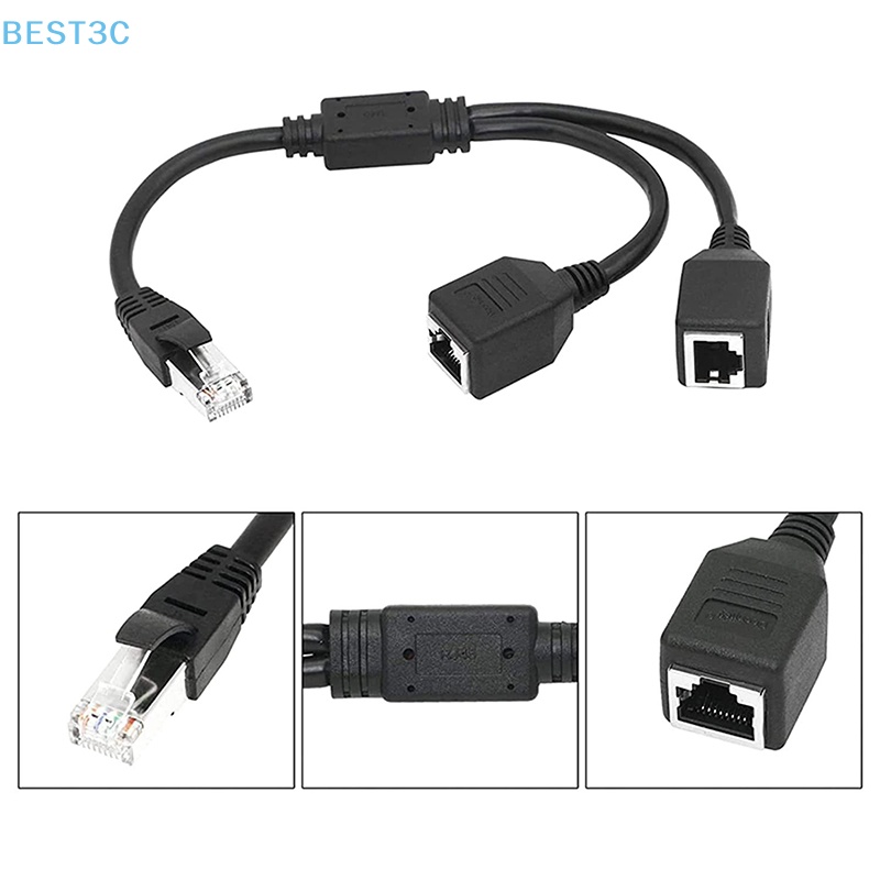 best3c-rj45-อะแดปเตอร์แยกสายเครือข่ายอีเธอร์เน็ต-1-ตัวผู้-เป็น-2-ตัวเมีย-lan-รองรับ-cat6