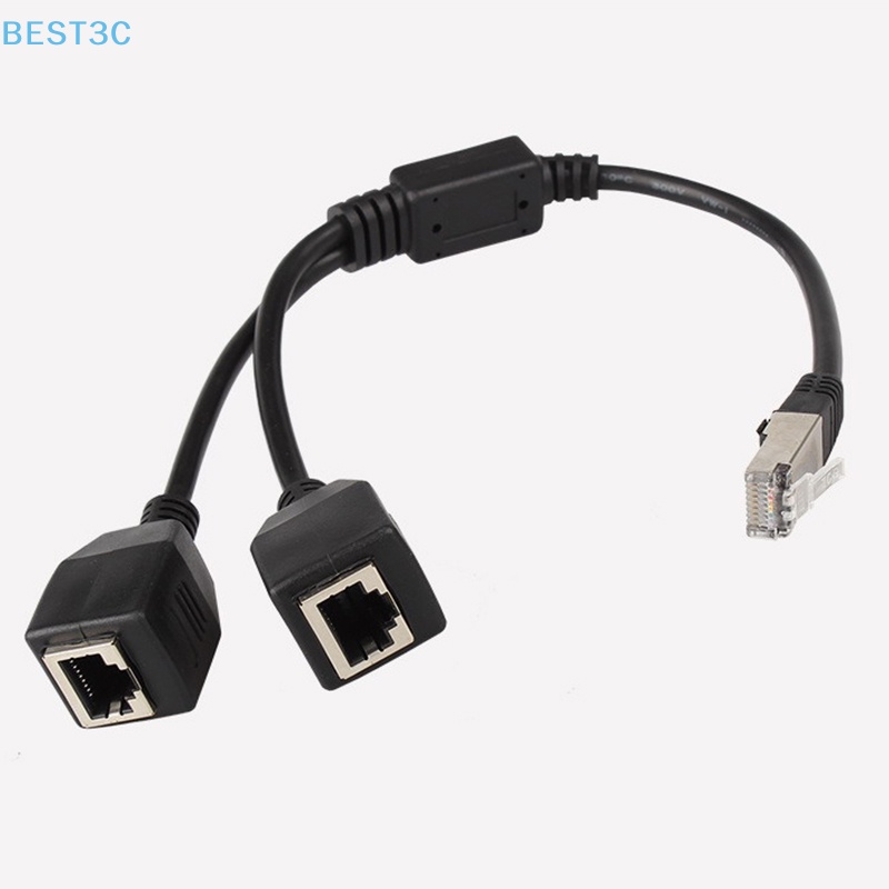 best3c-rj45-อะแดปเตอร์แยกสายเครือข่ายอีเธอร์เน็ต-1-ตัวผู้-เป็น-2-ตัวเมีย-lan-รองรับ-cat6