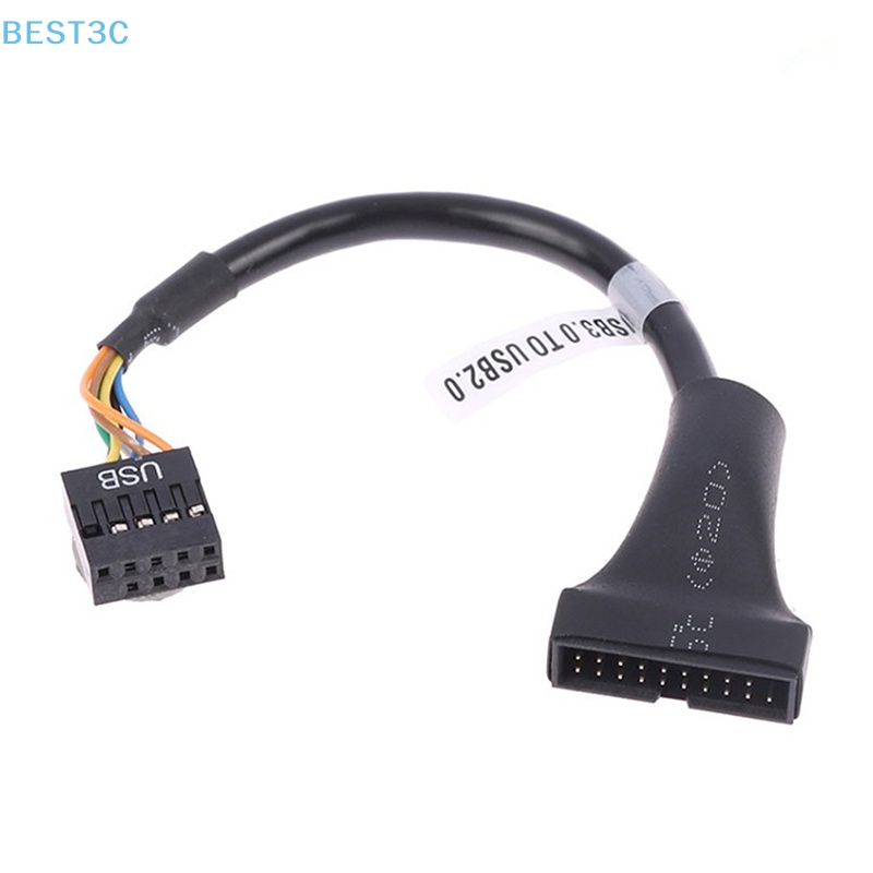 Best3c อะแดปเตอร์เมนบอร์ด 20 Pin USB 3.0 Female To USB 2.0 Male HOT ...