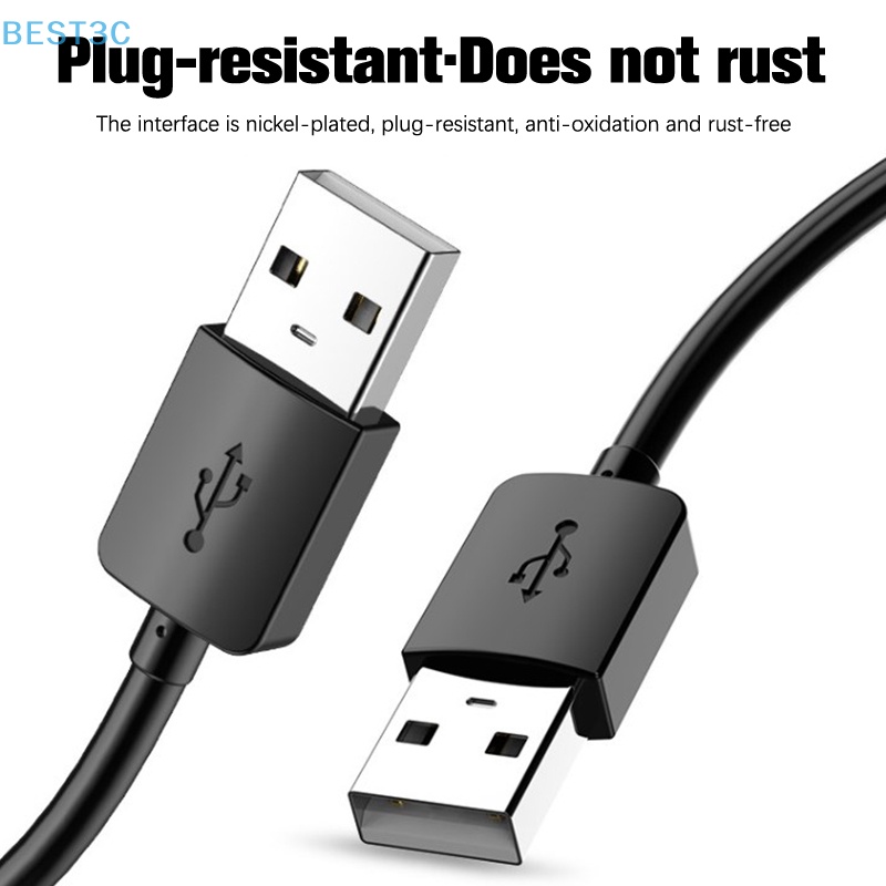 best3c-สายเคเบิลต่อขยาย-usb-เป็น-usb-ตัวผู้-เป็นตัวผู้-สําหรับฮาร์ดดิสก์หม้อน้ํา-ขายดี