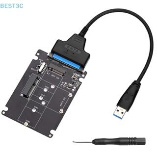 Best3c อะแดปเตอร์แปลง M2 USB m.2 NGFF เป็น SATA mSATA เป็น USB SATA 3.0 mSATA m.2 NGFF เป็น SATA3 USB