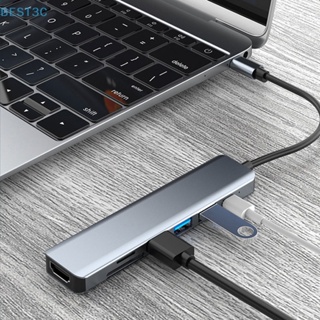 Best3c อะแดปเตอร์ฮับ USB C พร้อมมอนิเตอร์ 4K