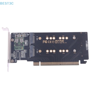 Best3c ขายดี การ์ดไรด์ NVME PCI-E VROC m.2 X16 เป็น 4X NVME PCIE3.0 GEN3 X16 เป็น 4* 1 ชิ้น