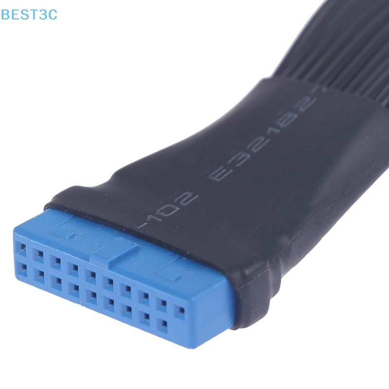 best3c-เมนบอร์ด-usb-3-0-19pin-1-เป็น-2-สายเคเบิลต่อขยาย-12-ซม-19pin-ขายดี