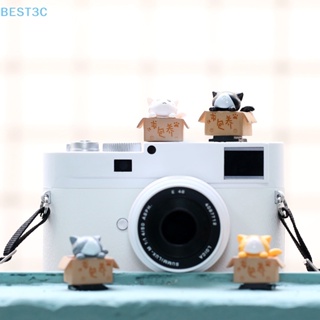 Best3c ขายดี ฝาครอบป้องกันฮอตชู ลายการ์ตูนแมวน่ารัก กันฝุ่น สําหรับกล้อง SLR