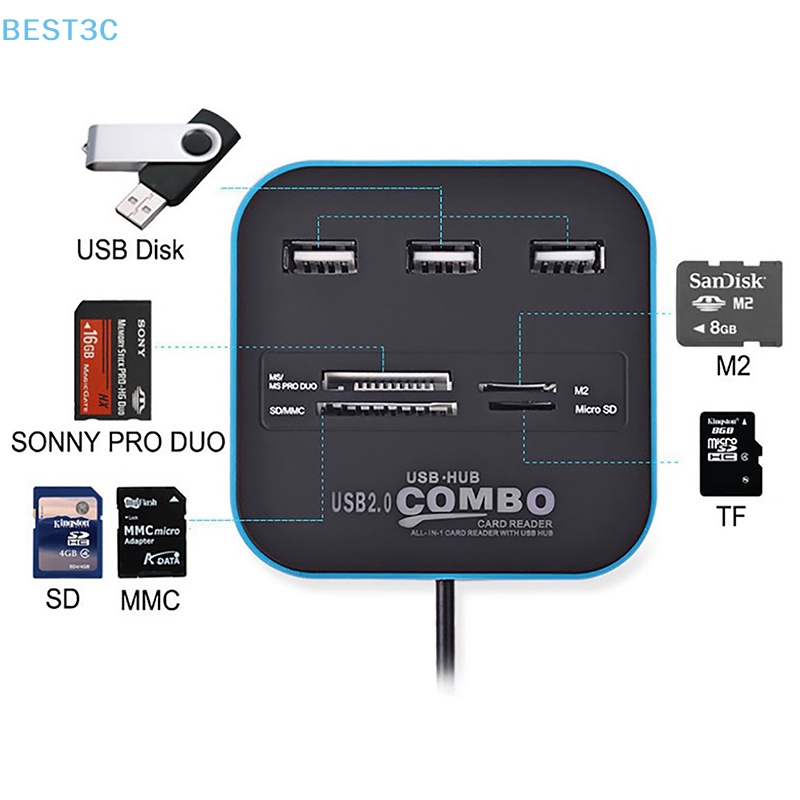 best3c-ฮับ-usb-3-พอร์ต-usb-2-0-micro-card-reader-sd-tf-usb-splitter-hub-combo-all-in-one-สําหรับคอมพิวเตอร์-pc