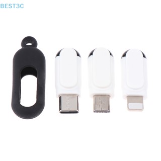 Best3c อะแดปเตอร์รีโมตคอนโทรล Type C Micro USB อินฟราเรด สําหรับกล่องทีวี