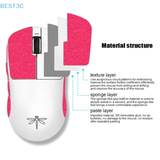 Best3c เทปสติกเกอร์ กันลื่น กันเหงื่อ สําหรับเมาส์เล่นเกมไร้สาย VGN Dragonfly F1
