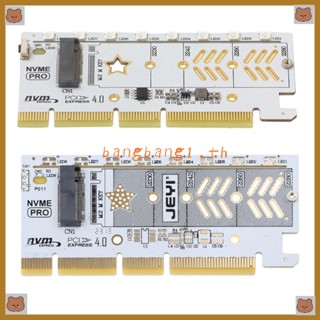 อะแดปเตอร์การ์ดขยาย Bang M 2 NVME เป็น pcie 4 0 x16 x16 Gen4 พร้อมเคสอลูมิเนียม สําหรับ 980 970 EVO