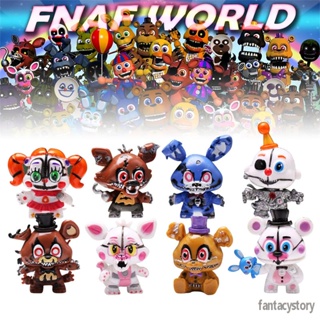 ตุ๊กตาฟิกเกอร์ Fnaf Sundrop Foxy Freddy Fazbear Fazbear Boss 8 ชิ้น ต่อชุด