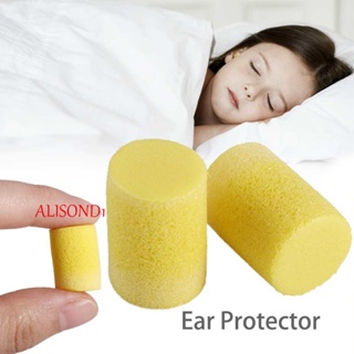 Alisond1 ที่อุดหู ฟองน้ํานุ่ม ลดเสียงรบกวน การได้ยิน ป้องกันเสียงรบกวน