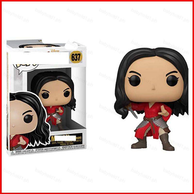 fash-funko-pop-mulan-โมเดลฟิกเกอร์นักรบ-ของเล่น-ของสะสม-สําหรับตกแต่งบ้าน