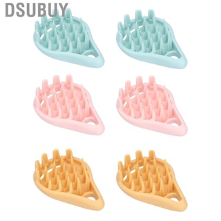 Dsubuy 2 Packs Hair Scalp   Brush Silicone Bristles Scrubber Mas JY