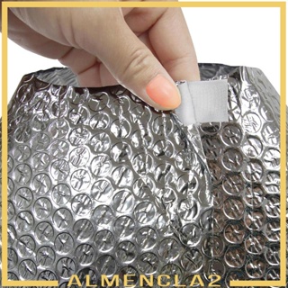 [Almencla2] ผ้าคลุมตัดผม ฟิล์มอลูมิเนียม น้ําหนักเบา พับได้ สําหรับช่างตัดผม
