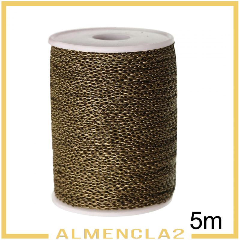 almencla2-สายโซ่เหล็ก-16-4-ฟุต-สําหรับทําเครื่องประดับ-สร้อยคอ-สร้อยข้อมือ-ต่างหู-diy