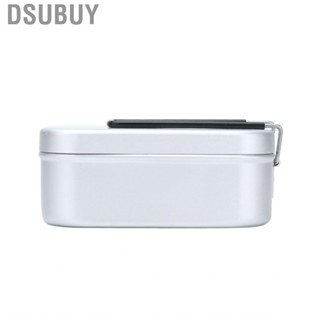 Dsubuy 800ml Aluminum Lunch Box With Lid Rectangular Portable Bento For Home