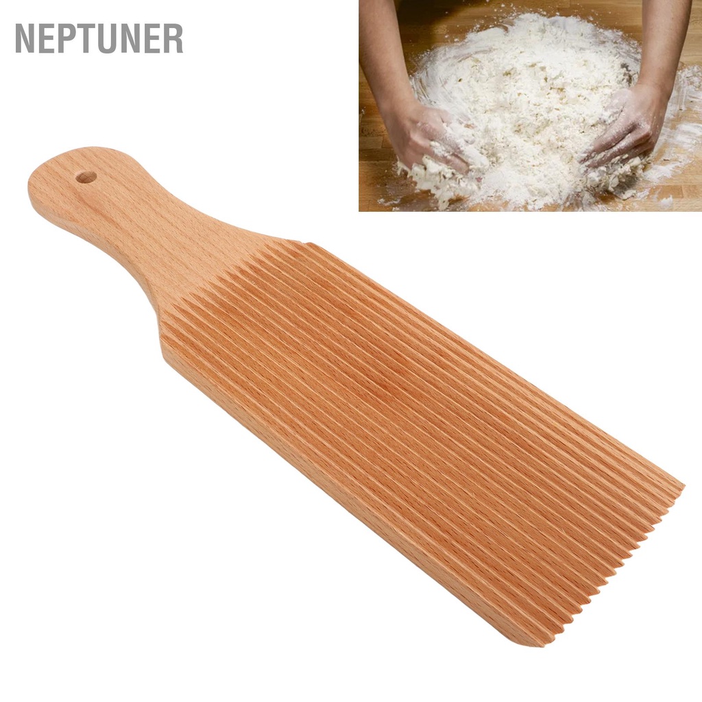 neptuner-gnocchi-board-beech-พื้นผิวเรียบน้ำหนักเบาลูกกลิ้ง-ที่ใช้งานได้จริงเพื่อรูปร่างที่สมบูรณ์แบบ