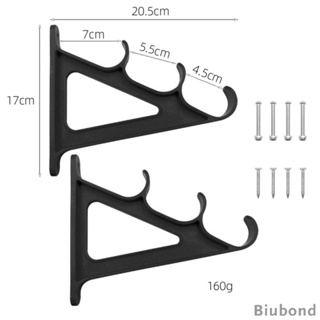 [Biubond] ชั้นวางคันเบ็ดตกปลา ทนทาน สําหรับประตูโรงรถ 2 ชิ้น