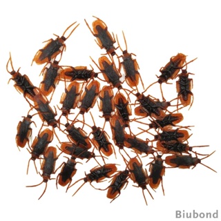 [Biubond] แมลงสาบปลอม ของเล่นเพื่อการศึกษา แมลงสาบเหมือนจริง ตลก สําหรับปาร์ตี้ เทศกาล 100 ชิ้น