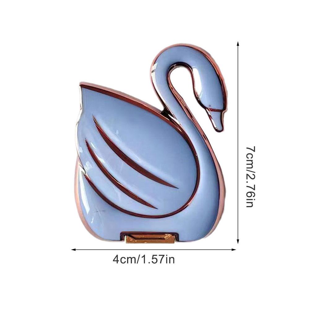 ขาตั้งโทรศัพท์มือถือ-รูปหงส์น่ารัก-3d-แบบพับได้-สําหรับคนขี้เกียจ-h3p2